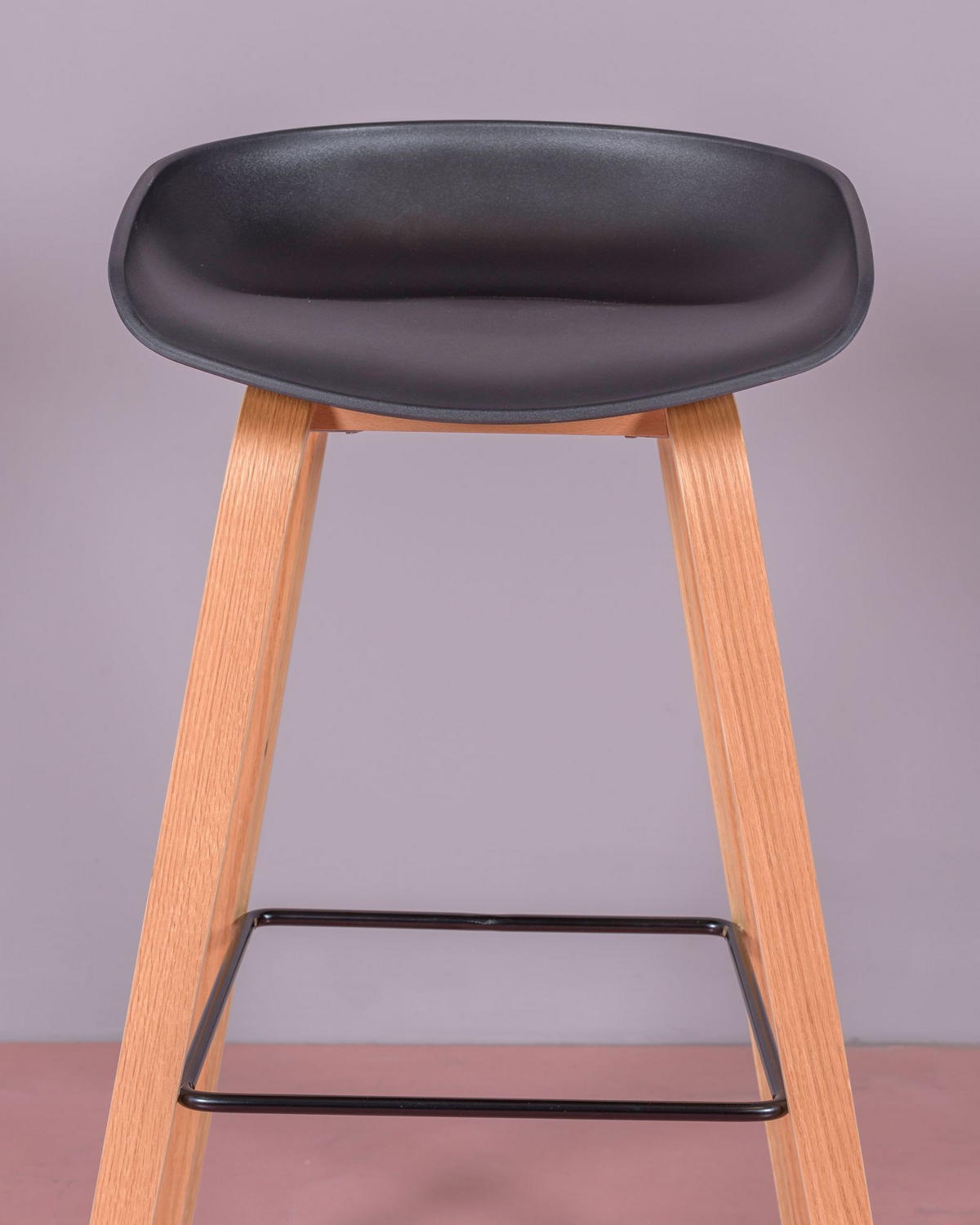 HOCKER Kunststoff Schwarz - Schwarz, Kunststoff (54/83/45cm) - Nest Dream