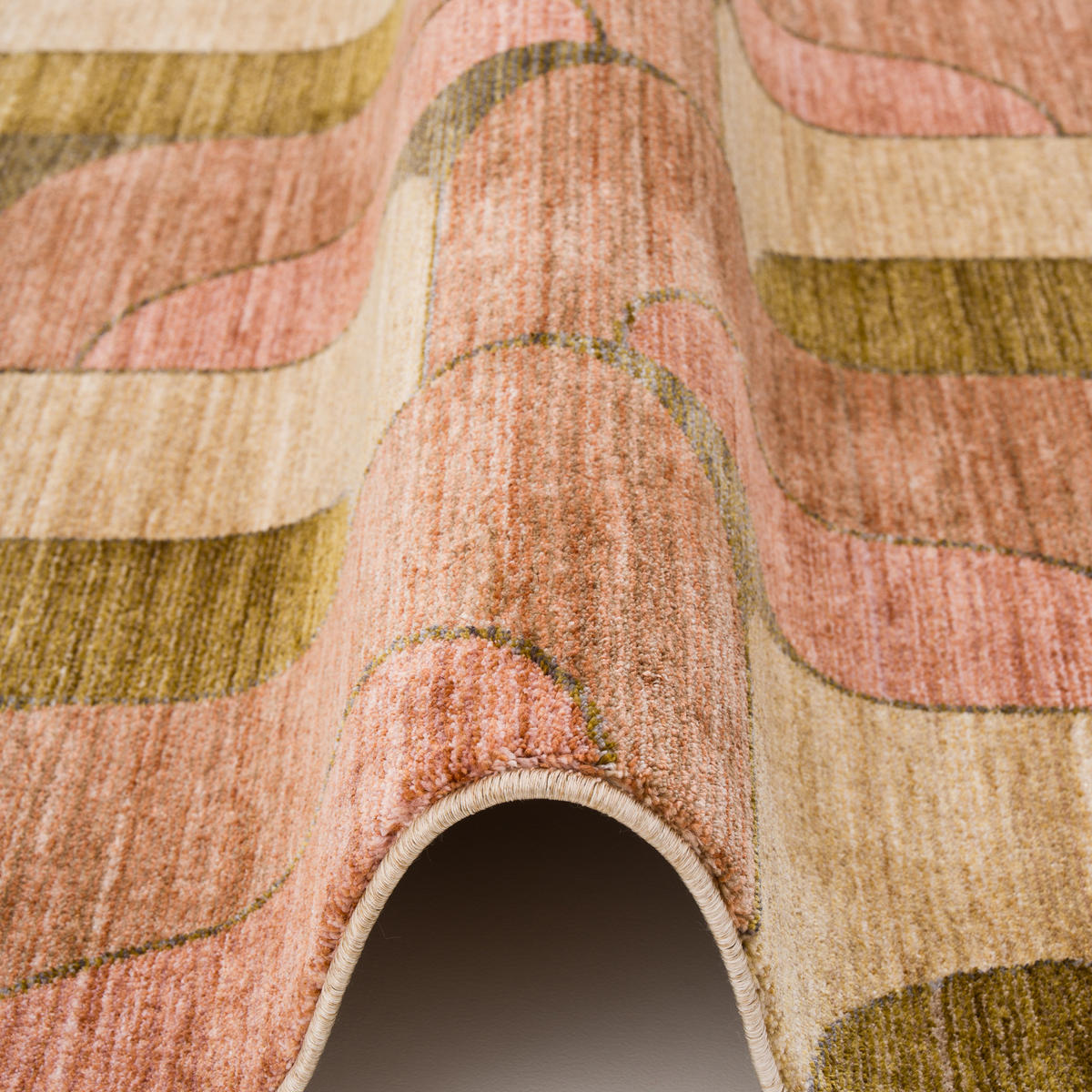 TEPPICH VINTAGE VALERO - Grün, Textil (140/200cm) - Pergamon