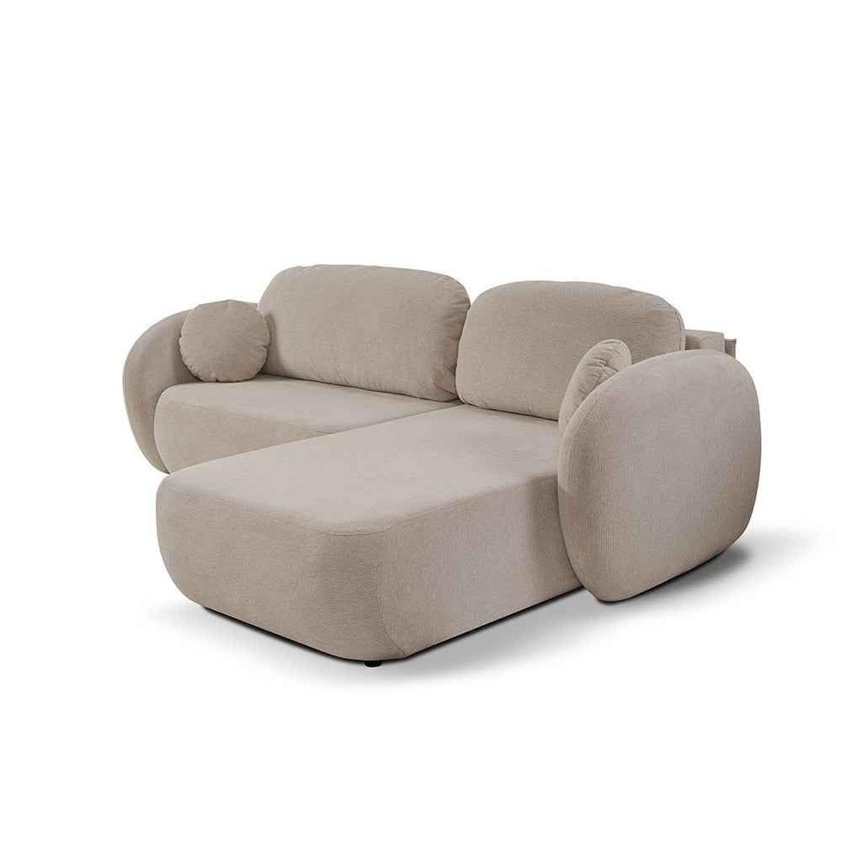 ECKSOFA OLEMO Beige - Beige, Textil (248/86.5/174cm) - Pillovely