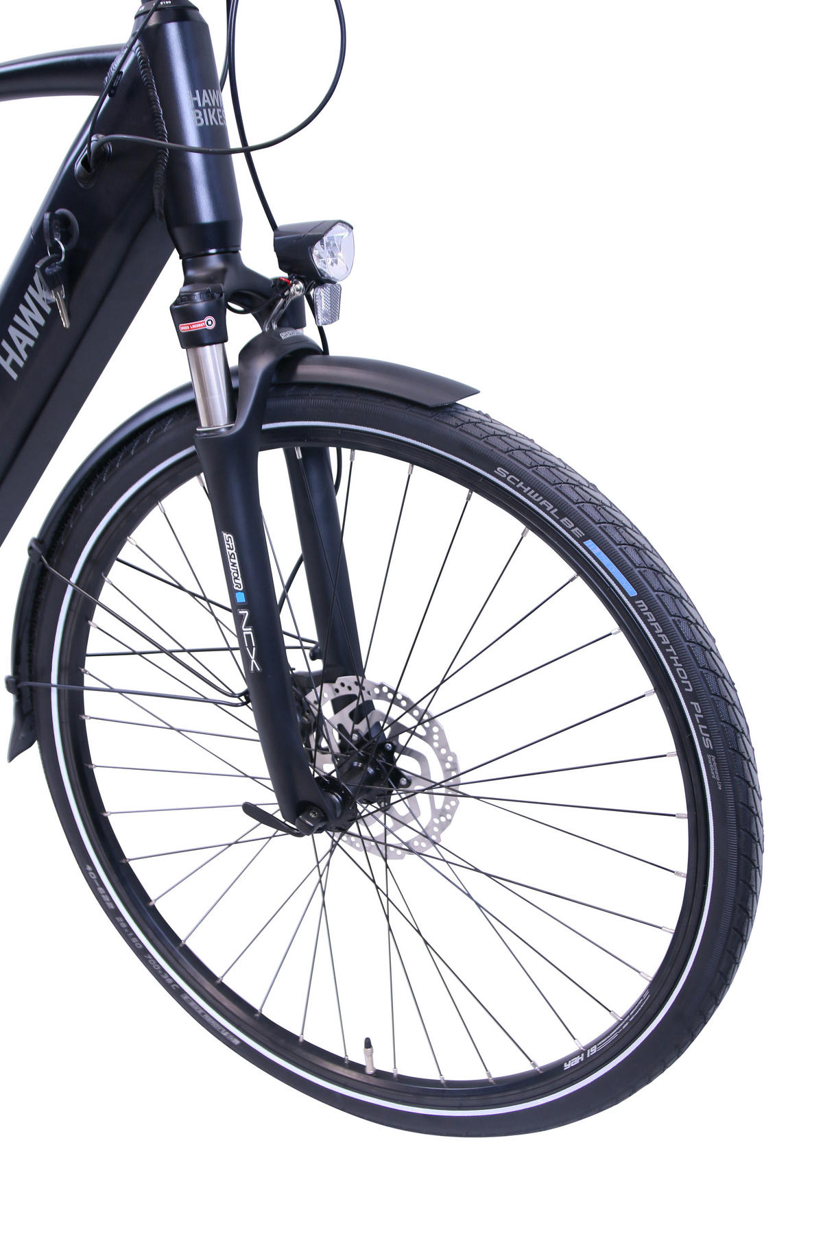 E-CITY Wave E-Bike Integrated Steps Gent 9 Gang 28 Zoll Gr:50cm - Schwarz, Metall (50cm) - Hawk Bikes