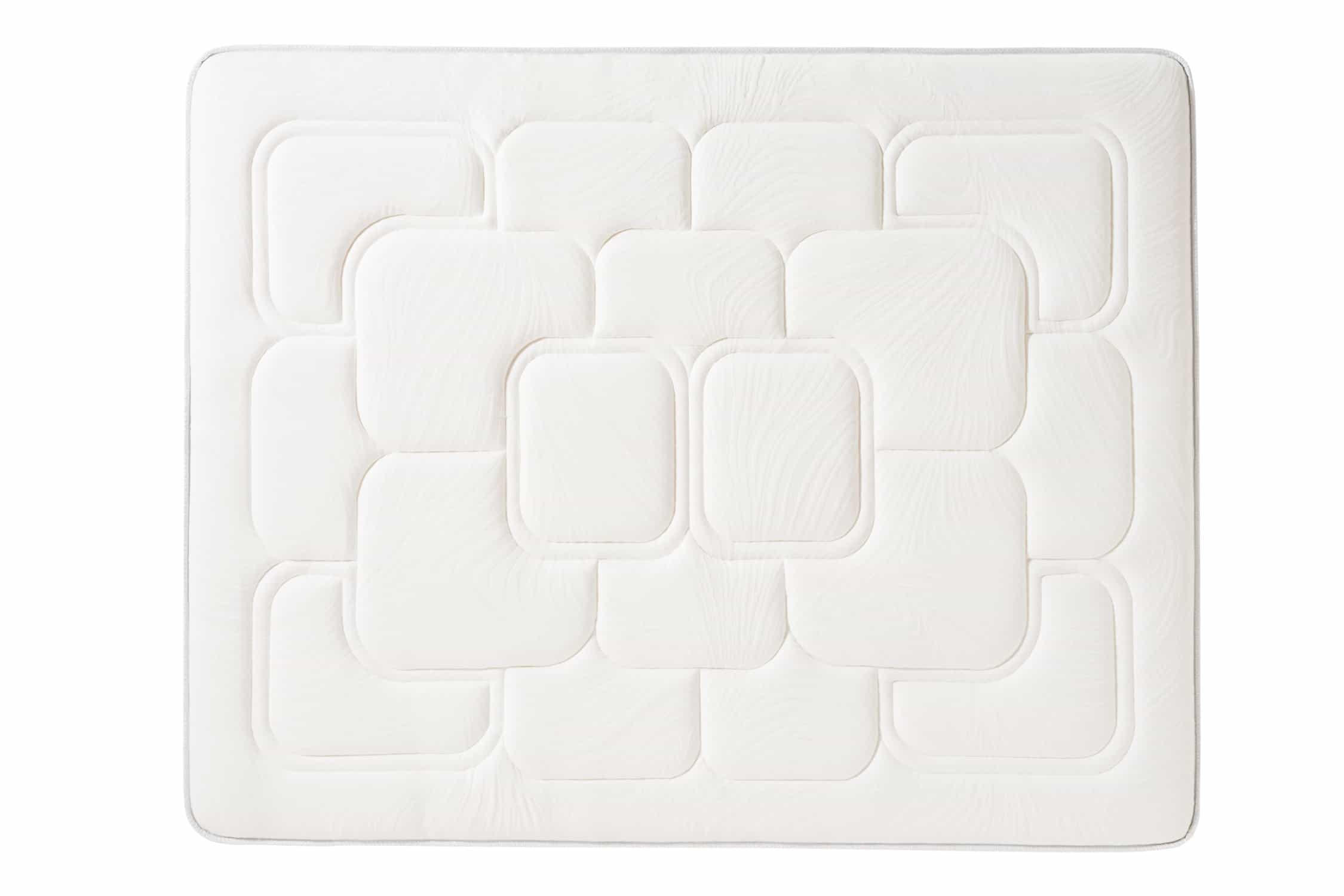 MATRATZE King Max Multizone - 160X200, 30cm - Weiß, Textil (160/200cm) - Moonia