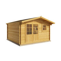 GARTENHAUS Holz Roger - Pinienfarben, Holz (420/250/450cm) - Alpholz