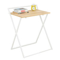 SCHREIBTISCH Weiß-Natur - Weiß, Holzwerkstoff (45/63/77cm) - SoBuy