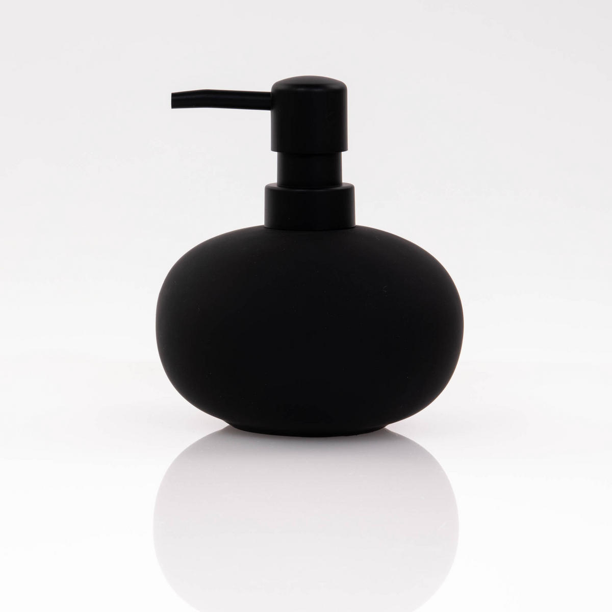 SEIFENSPENDER Mambo 11/11/13 cm - Schwarz, Stein (11/13/11cm) - Douceur d´intérieur