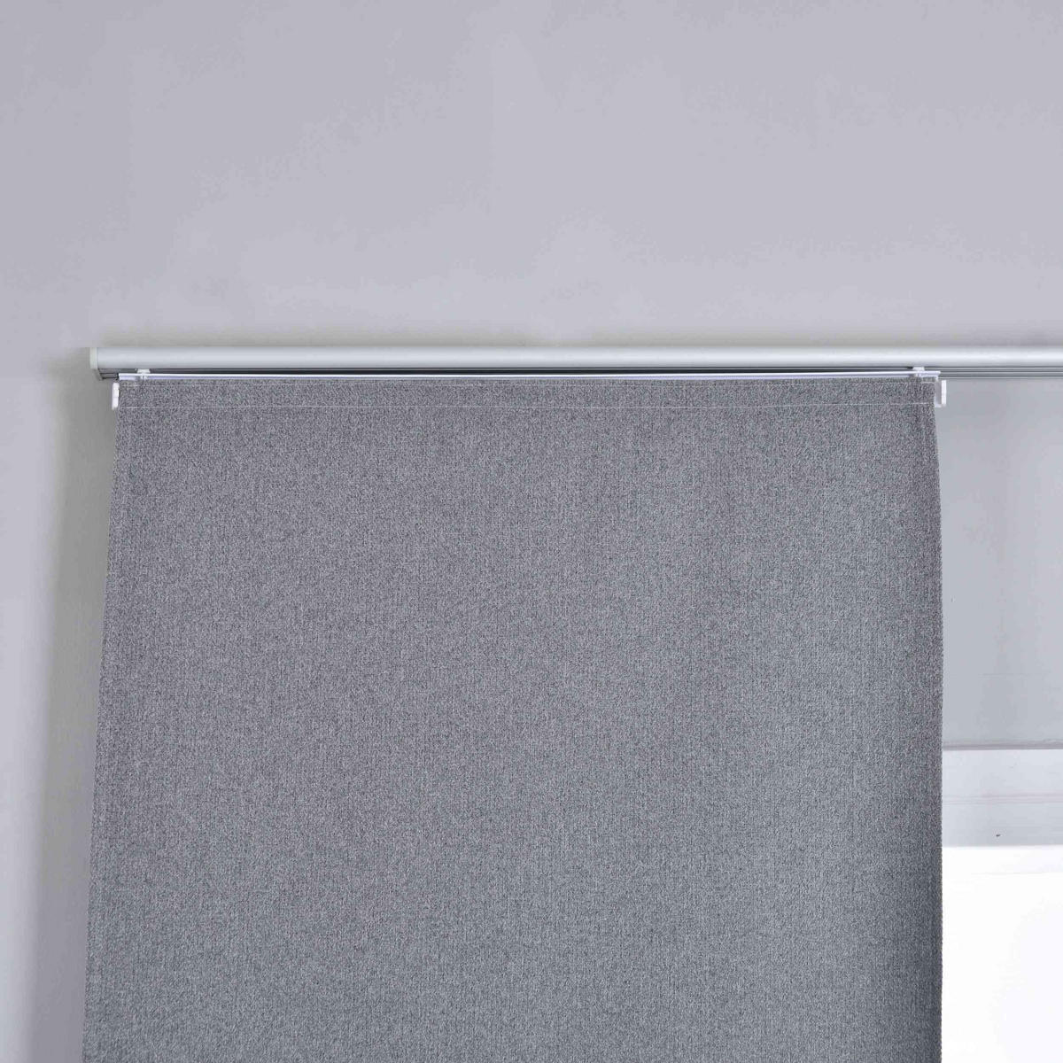 VORHANG MÜNCHEN DARK HxB 245x60 cm Grau - Grau, Textil (60/245/245cm) - Gardinenbox