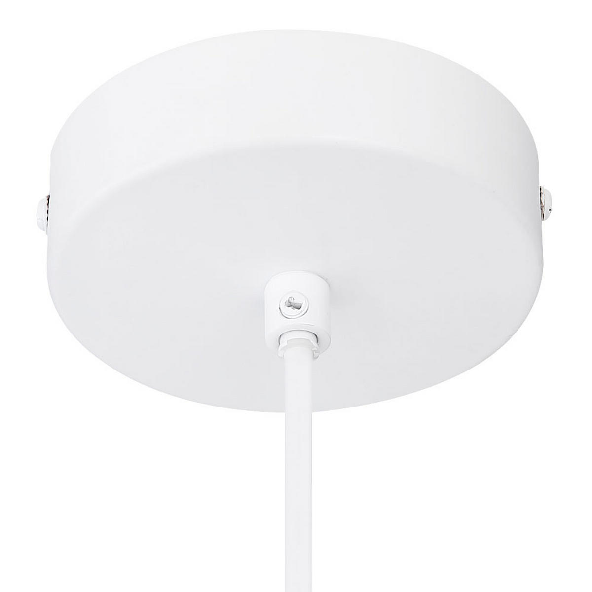 LED HÄNGELEUCHTE PINNI Metall Weiß - Weiß, Metall (38/38/120cm) - Globo Lighting