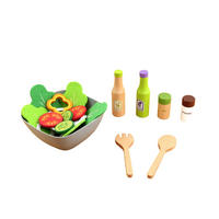 KINDERKÜCHENZUBEHÖR Salat - Multicolor, Holz (14.5/14.5/7cm)