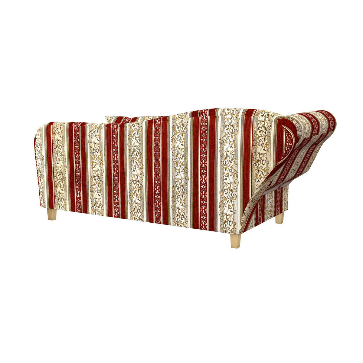 RECAMIERE Armlehne links Katia Chenille rot - Rot, Kunststoff (190/82/88cm) - 58aufmkessel