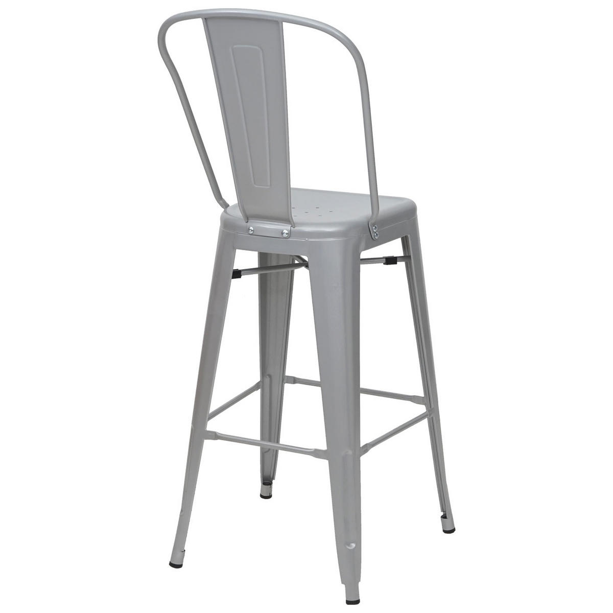 BARHOCKER METALL Grau - Grau, Metall (50/117/45cm) - Jamb