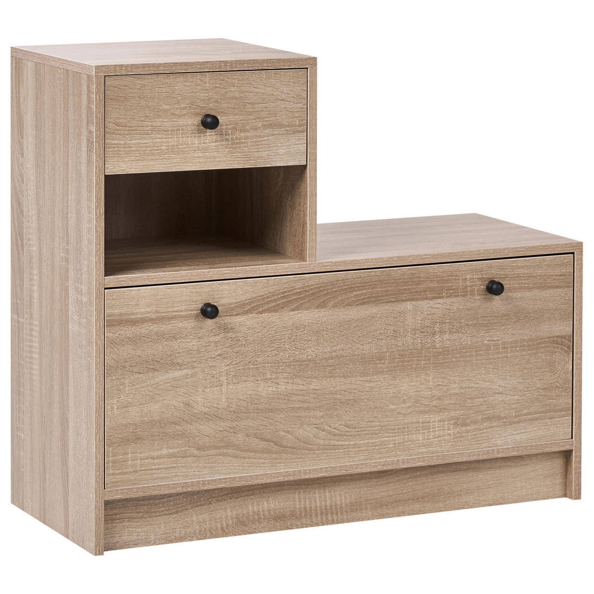 SET HOL maro deschis Cooma - maro/maro deschis, compozit lemnos (77/70/35cm) - Beliani