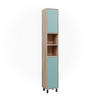 BADSCHRANK Agasta Mintgrün 30 x 190.3 cm - Mintgrün, Holzwerkstoff (30/190.3/28cm) - Vicco