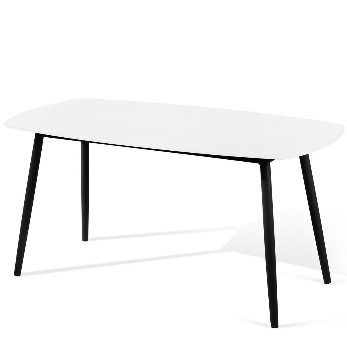 GARTENTISCH SOLIS - Weiß, Textil/Metall (45/90/43cm) - KONSIMO®