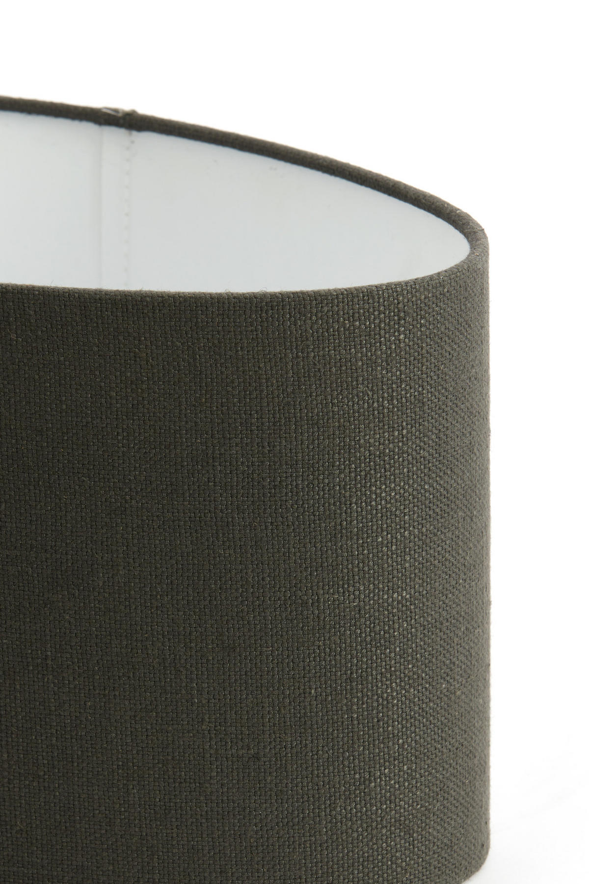 LAMPENSCHIRM Livigno Grau 38/17,5/19 cm - Grau, Textil (38/17.5/19cm) - Light & Living