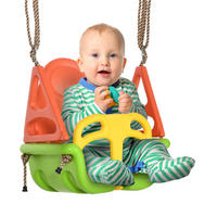 KINDERSCHAUKEL - Multicolor, Kunststoff (34/48cm) - Outsunny