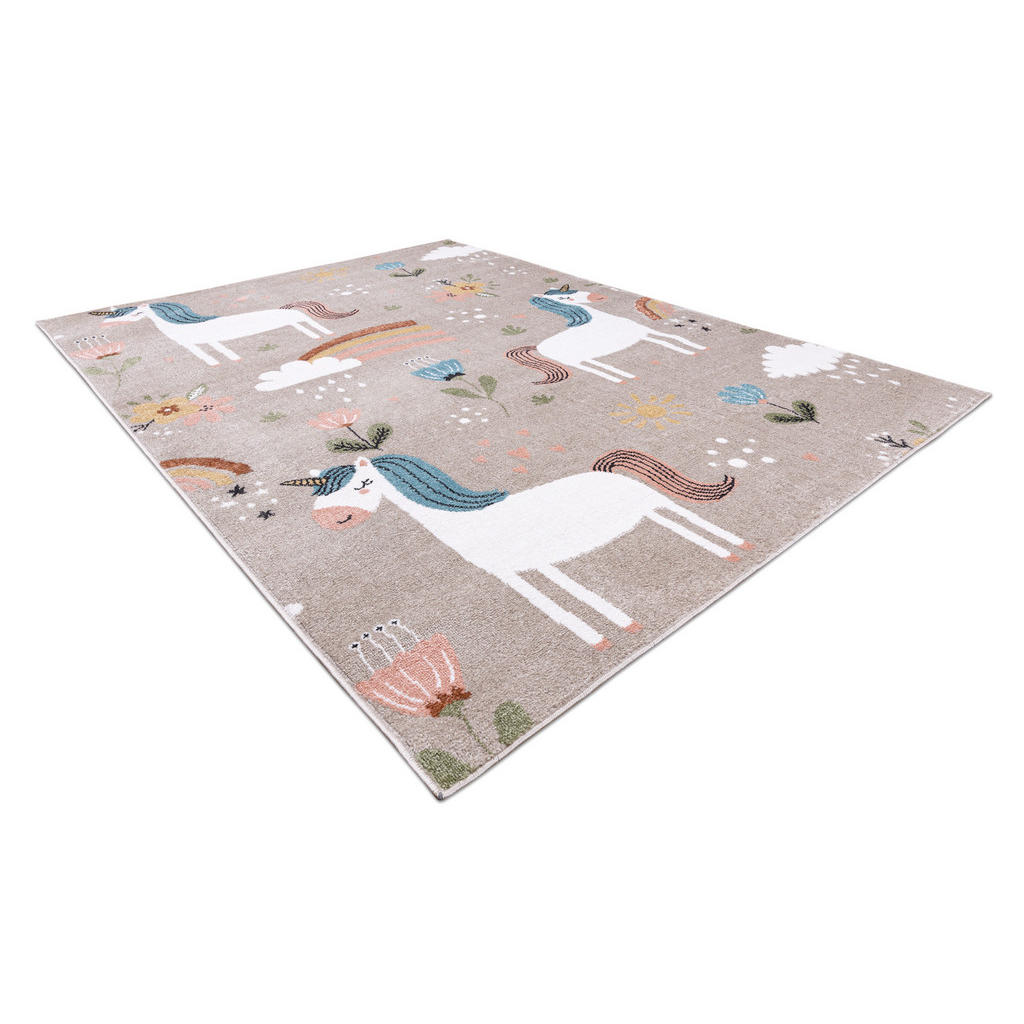 Thumbnail - rugsX Teppich, Beige, Textil, Rechteckig, 80x150 cm, Teppiche & Böden, Teppiche, Teppich Kinderzimmer