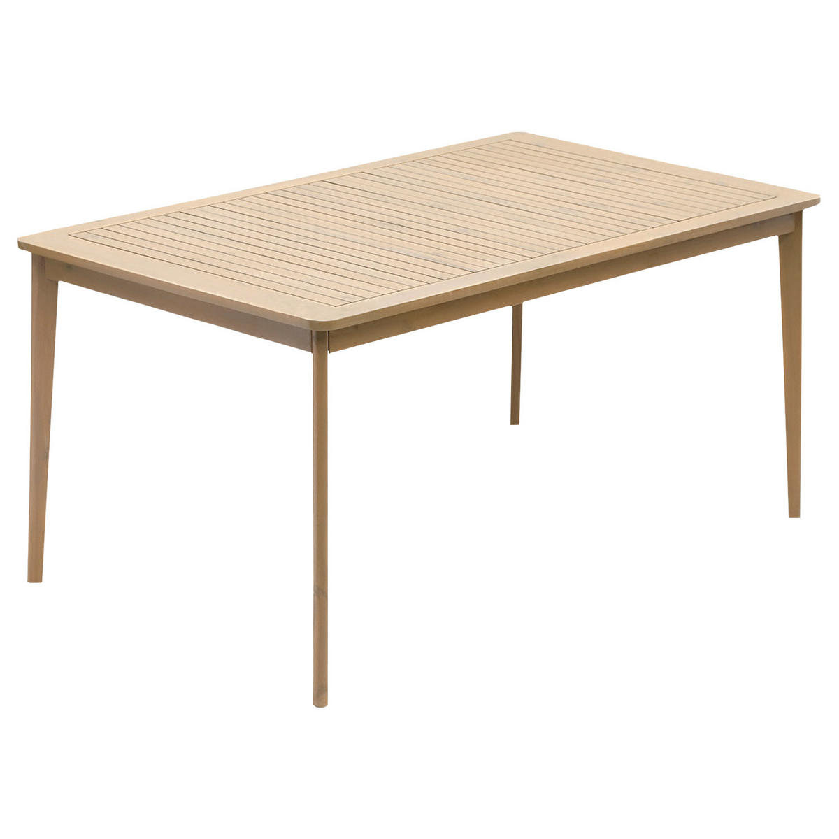 TISCH Similan Holz 160/90/75 cm 6 Plätze - Braun, Holz (160/90/75cm) - Happy Garden