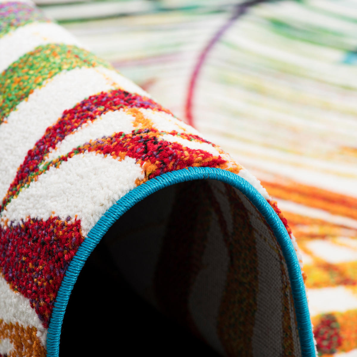DESIGNER TEPPICH FARO TROPICAL BUNTE ZWEIGE - Multicolor, Textil (200/290cm) - Pergamon
