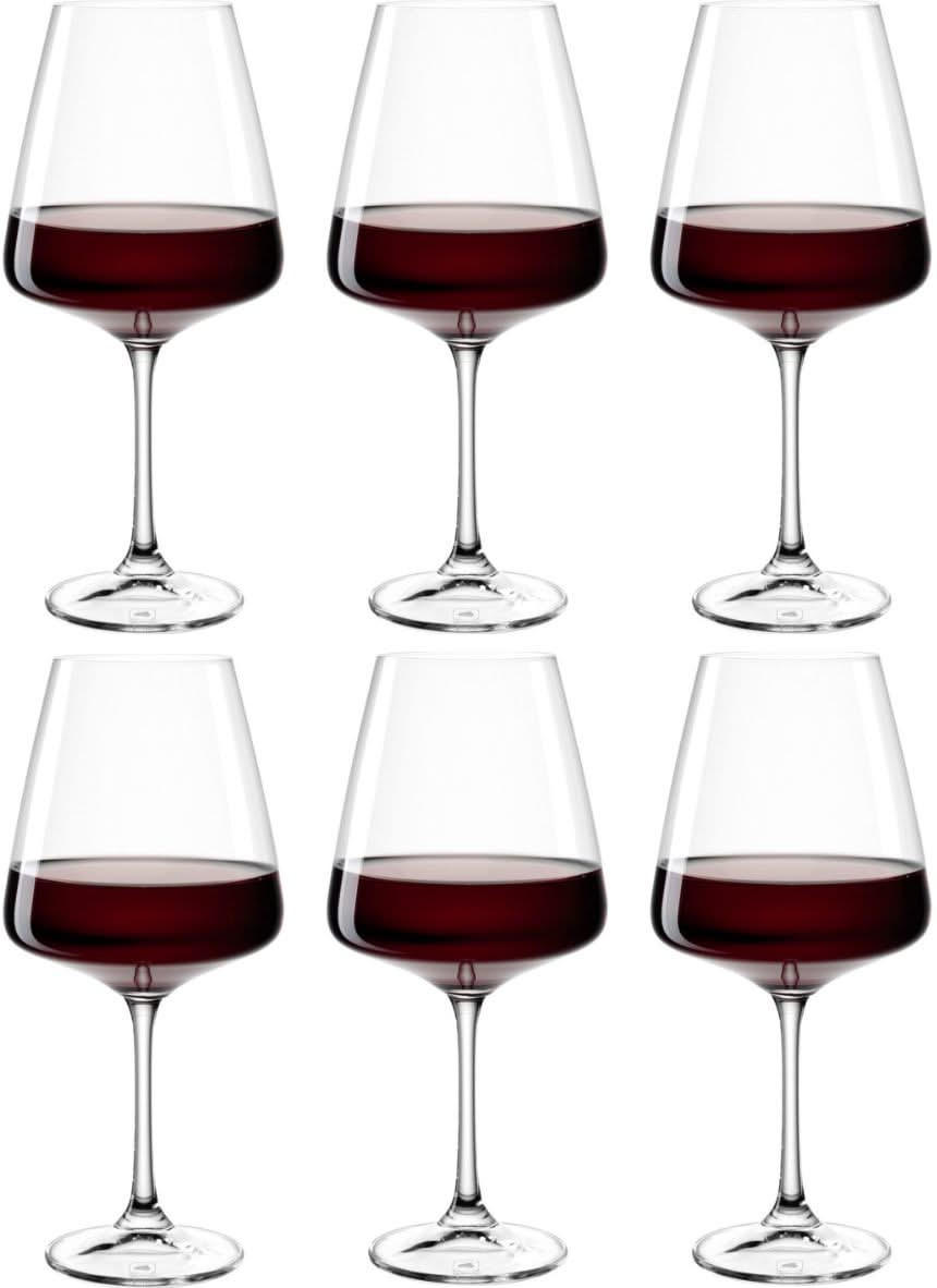 ROTWEINGLAS Rotweingläser Paladino 660 ml - 6 Stück - Transparent, Glas (0.66L) - Leonardo