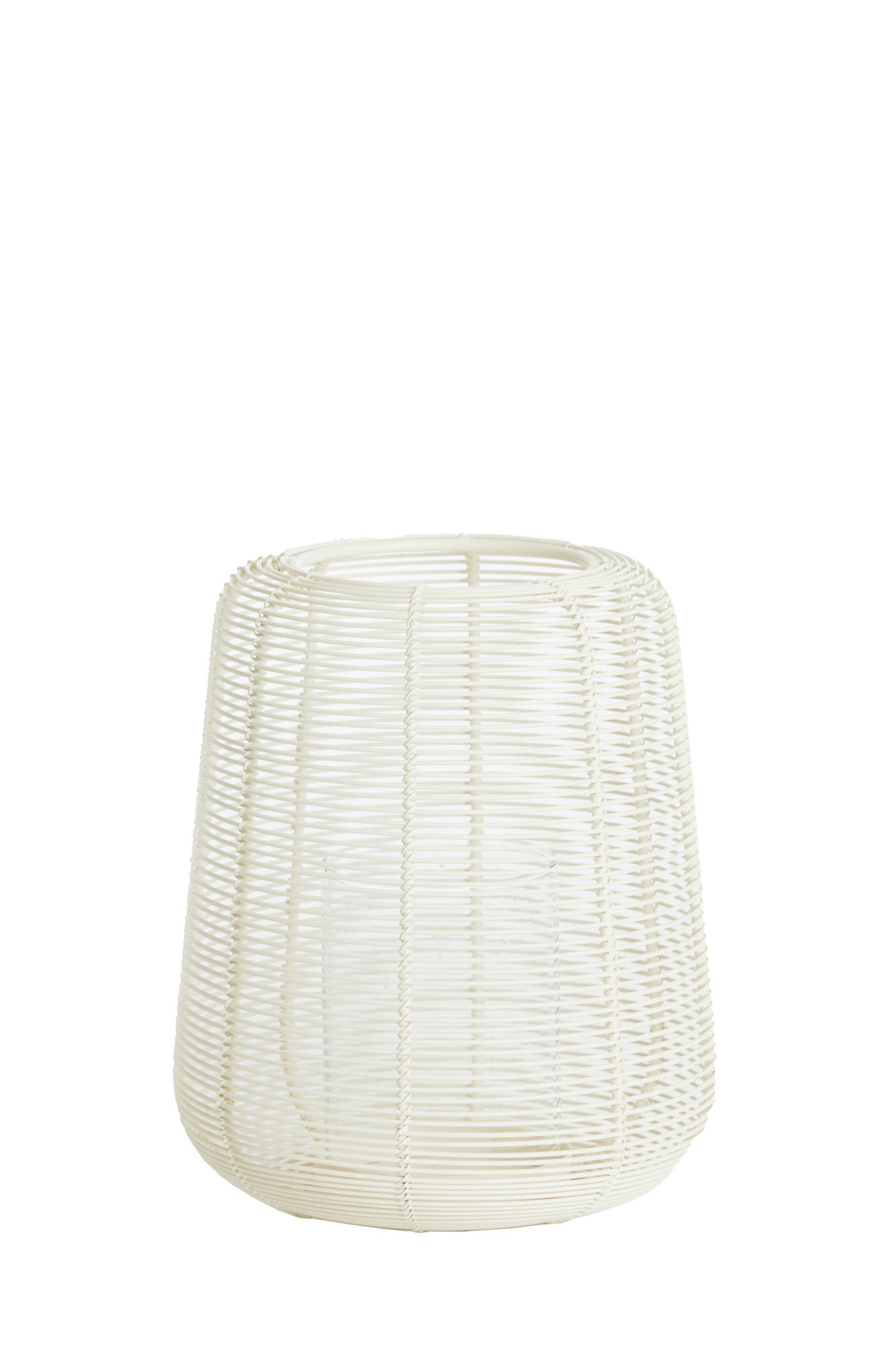 WINDLICHT Adeta Weiß Ø18/21 cm - Weiß, Metall (18/21/18cm) - Light & Living