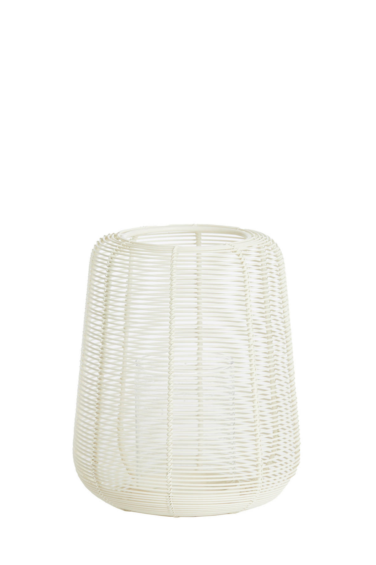 WINDLICHT Adeta Weiß Ø18/21 cm - Weiß, Metall (18/21/18cm) - Light & Living
