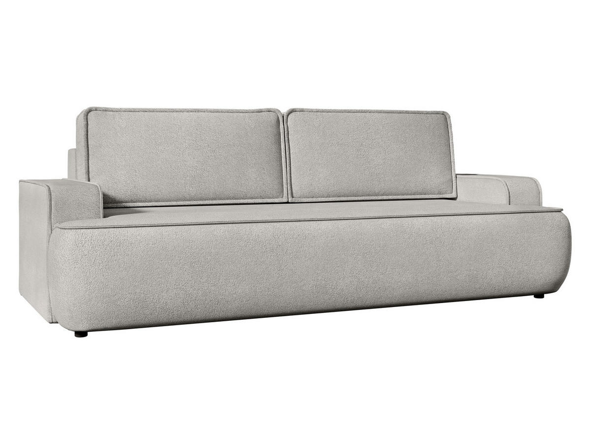 SCHLAFSOFA Mono - Hellgrau/Schwarz, Holz/Kunststoff (248/94/110cm) - MIRJAN24