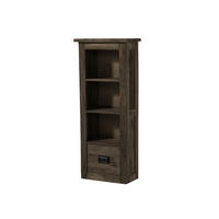 HÄNGESCHRANK Mango 50x26x120 grau lackiert RAILWAY #280 - Grau, Holz (50/120/26cm) - Massivmoebel24