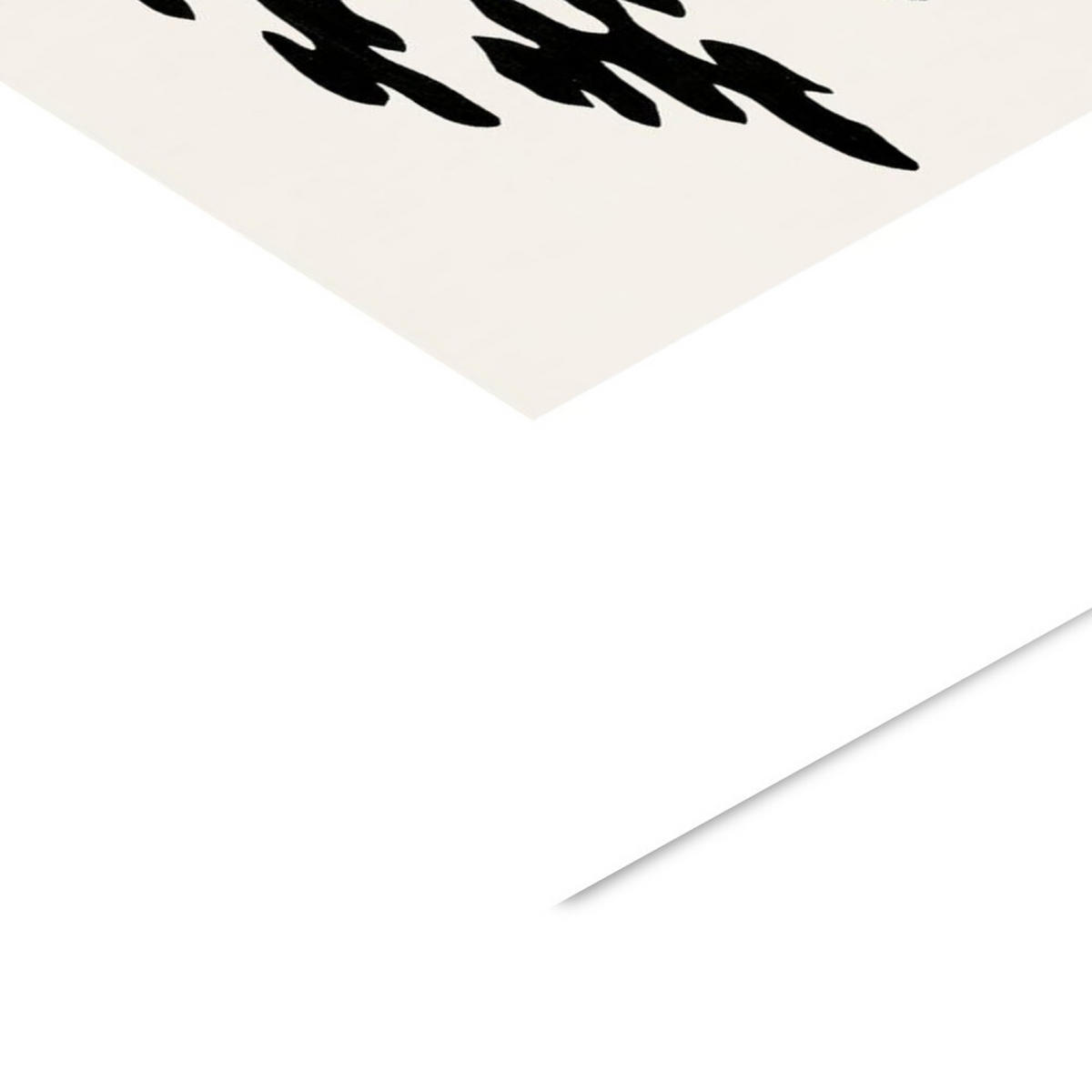 POSTER mit Rahmen Arch Atelier - La Collection Japonaise - 03 - Eichefarben/Schwarz, Holz/Papier (70/100cm) - Poster&Frame
