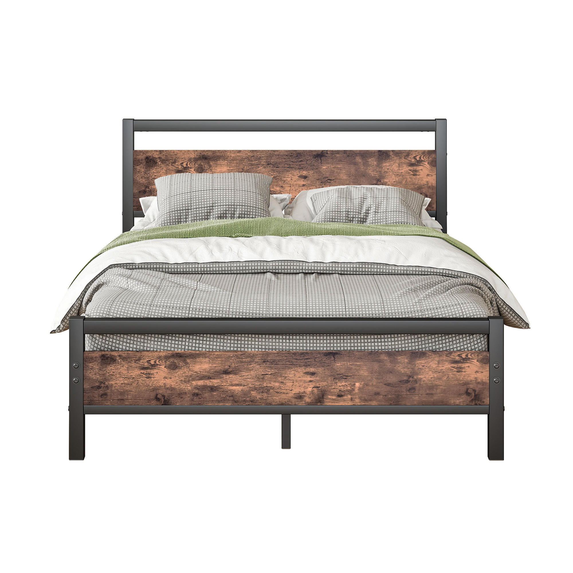 METALLBETT 140/190 cm DE-33024 mit Lattenrost und Stauraum Braun - Braun, Metall (140/190cm) - ComfortXL
