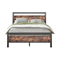 METALLBETT 140/190 cm DE-33024 mit Lattenrost und Stauraum Braun - Braun, Metall (140/190cm) - ComfortXL