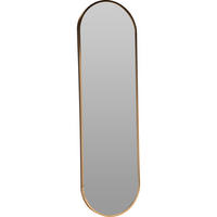 WANDSPIEGEL aus Aluminium 2,5/30/100 cm - Goldfarben, Metall (30/100/2.5cm) - Home Styling Collection