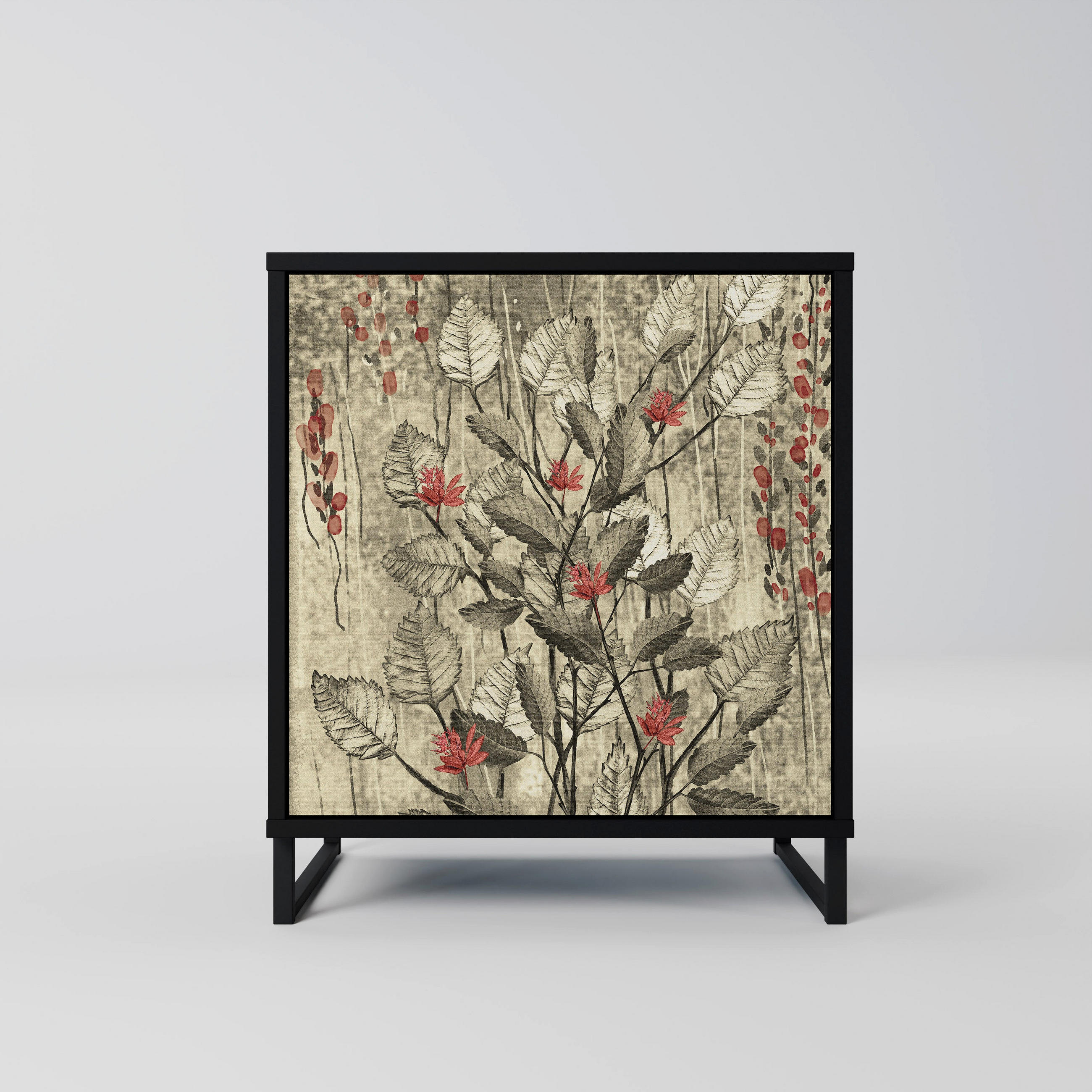 SpaceRebels Sideboard Schwarz 57.5x67.5x42 cm