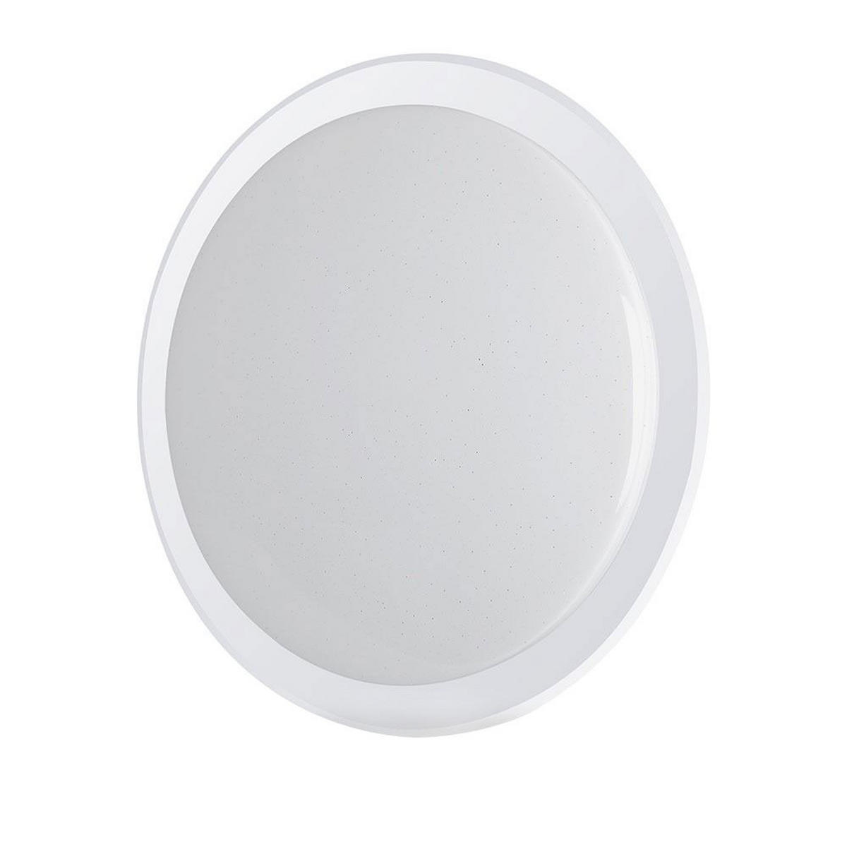 LED DECKENLEUCHTE Weiß Rund - Weiß, Metall (57.2/7/7cm)