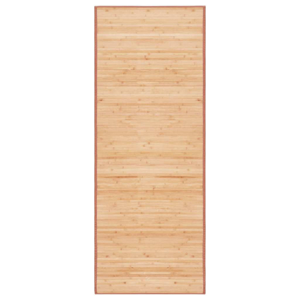 TEPPICH Rechteckig 80/200 cm aus Bambus Braun - Braun, Naturmaterialen/Holz (80/200cm) - vidaXL