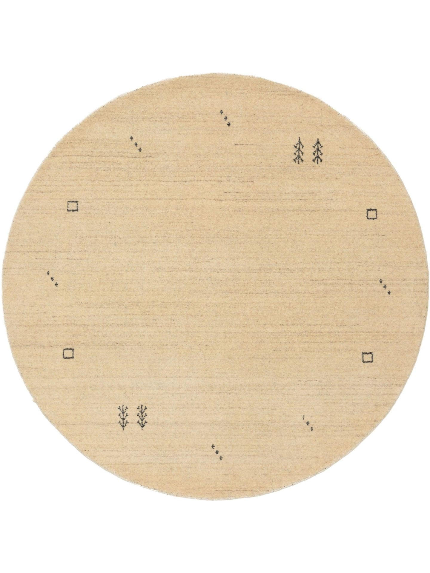 Kunstloft Teppich Beige 200x1 cm