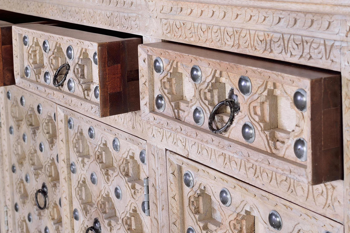 SIDEBOARD aus Mangoholz - Braun, Holz (40/92/150cm) - Giner y Colomer