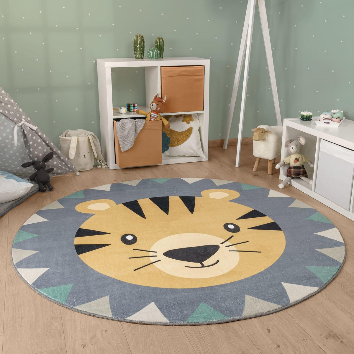 KINDERTEPPICH 160/160 TOSBIK 482 - Multicolor, Kunststoff (160/160cm) - Paco Home