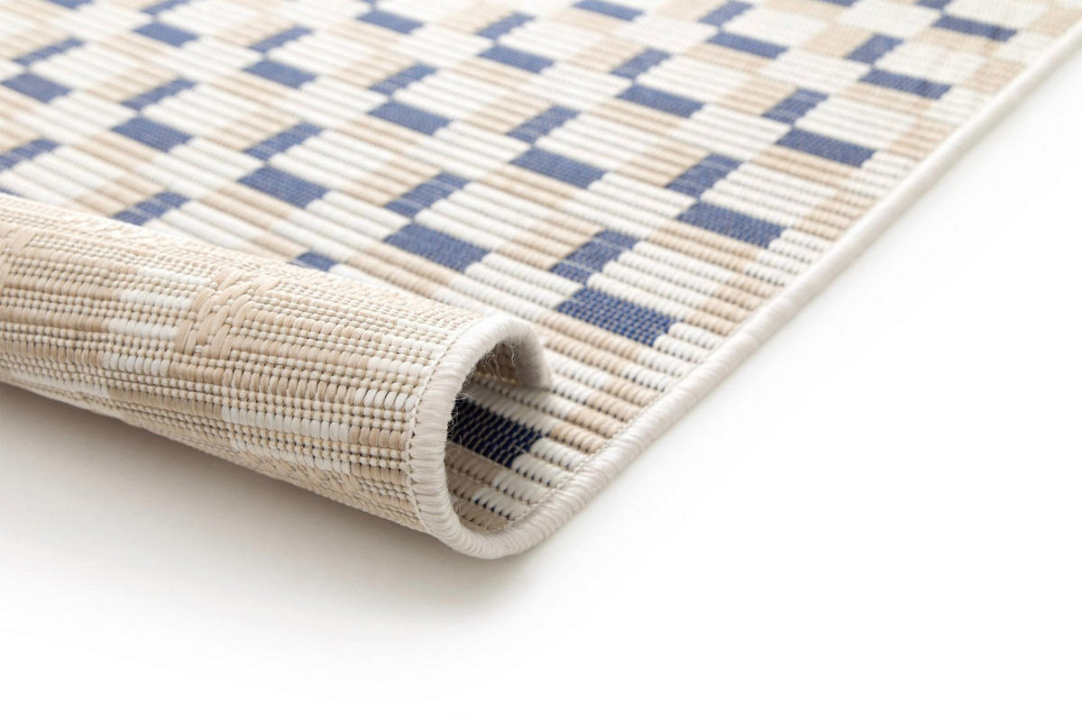 DESIGN Teppich für Innen und Außen blau - Blau, Textil (160/230cm) - AFK Living
