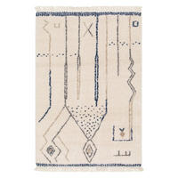 TEPPICH weich Ethno-Stil blau - Blau, Textil (160/230cm) - AFK Living