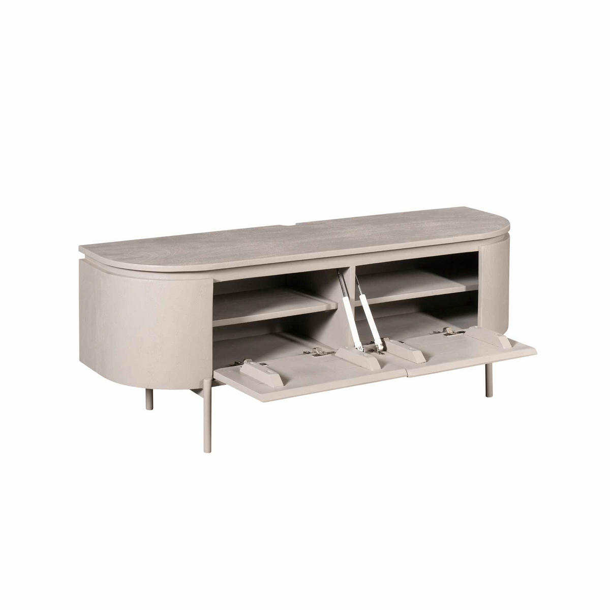 TV-MÖBEL Excellent Taupe 35/120/30 cm - Taupe, Holz (120/30/35cm) - Starfurn