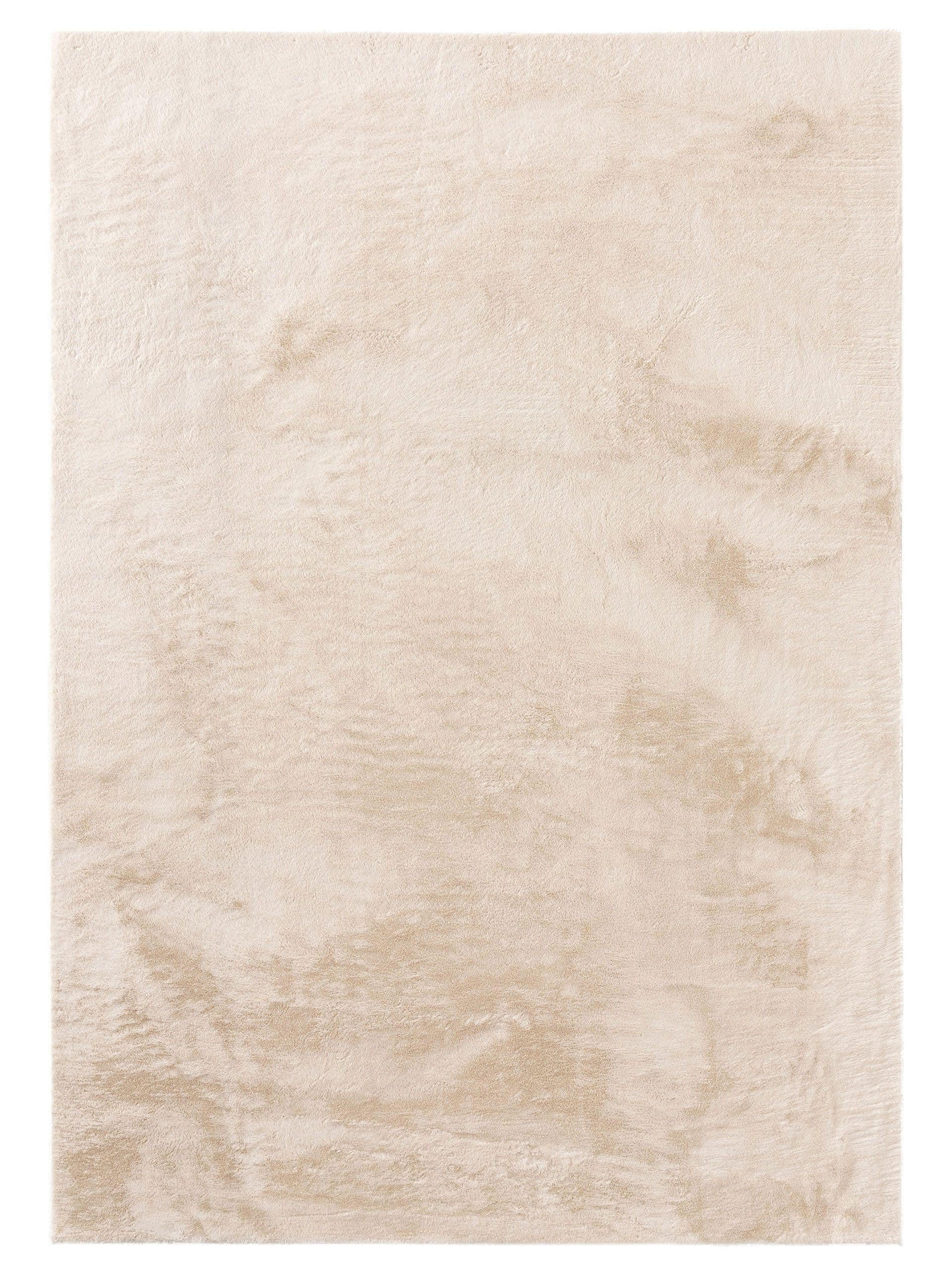 KUNSTFELLTEPPICH Furry Beige 140x200 cm - Beige, Kunststoff (140/200cm) - benuta