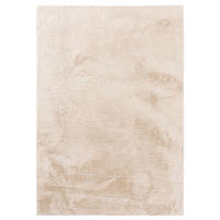 KUNSTFELLTEPPICH Furry Beige 160x230 cm - Beige, Kunststoff (160/230cm) - benuta