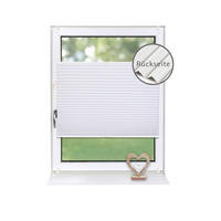 PLISSEE Thermo Basic 75 x 210cm Klemmfix ohne Bohren - Weiß, Textil (75/210/210cm) - Deco-Raum