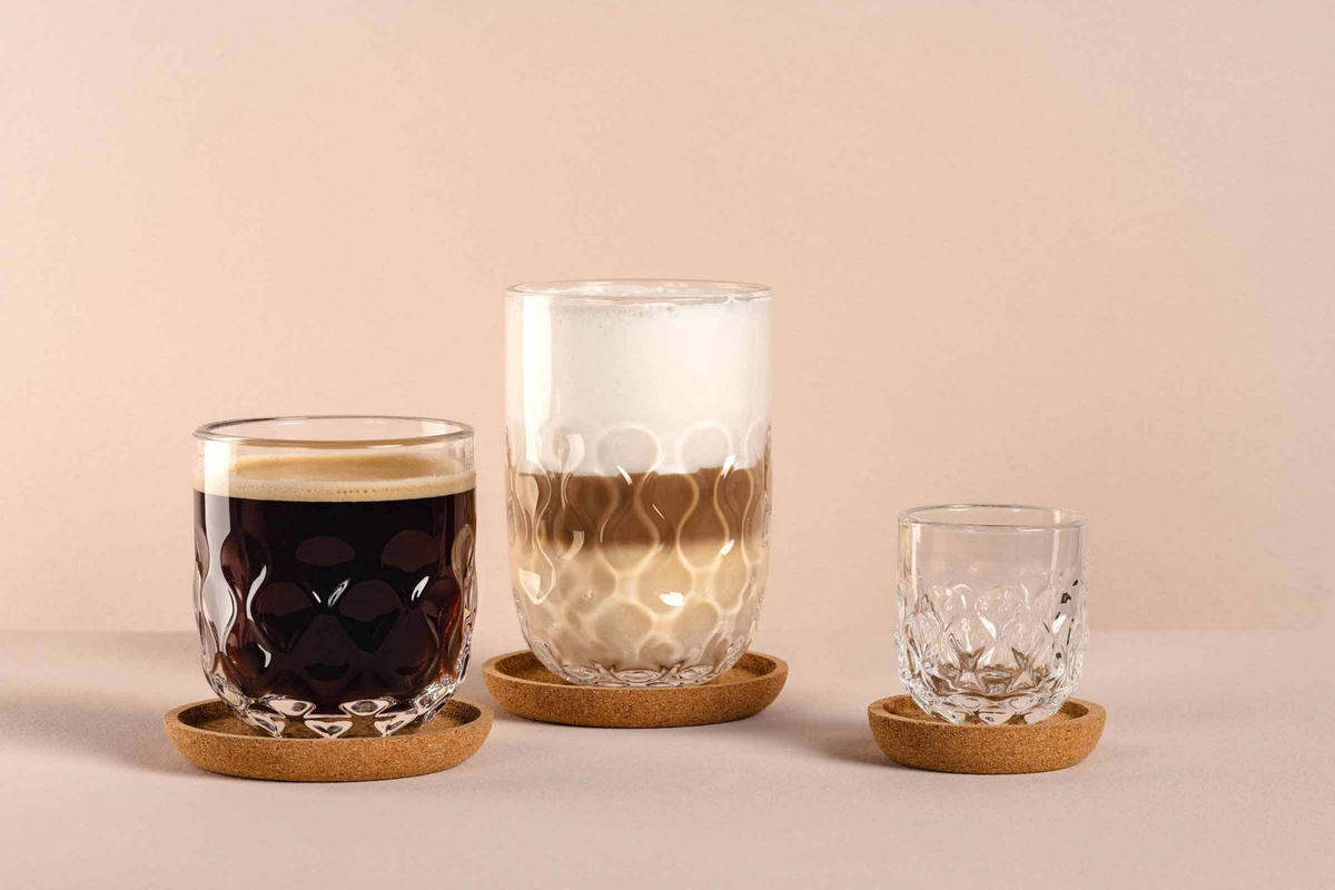 ESPRESSOGLÄSER-SET (1/2/3) Gocce transparent 60 ml 6er Set - Transparent, Glas (0.06L) - Leonardo Living