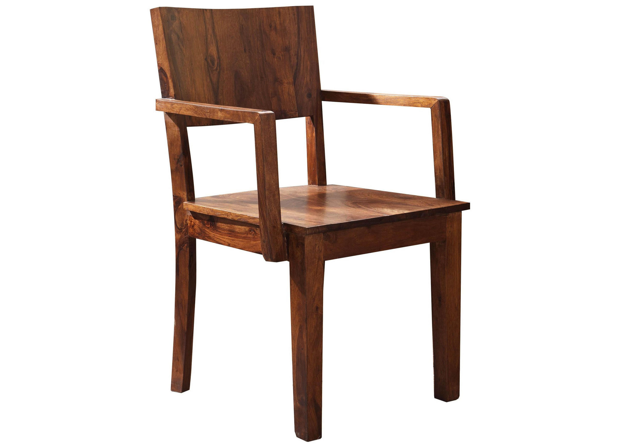 STUHL Massivholz 51 x 50 x 90 cm braun METRO LIFE #168 - Braun, Holz (51/90/50cm) - Massivmoebel24
