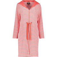BADEMANTEL DAMEN KURZMANTEL MIT KAPUZE CAMPUS 834 WATERMELON - 26 - Rot, Textil (Mnull) - Cawoe