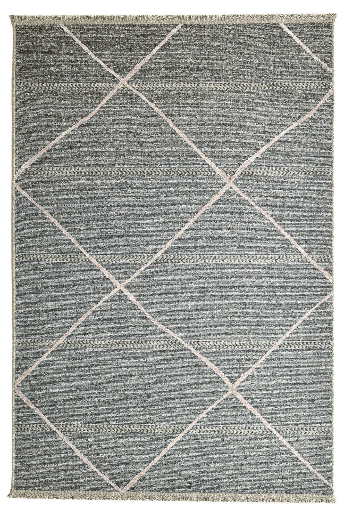 FLACHWEBTEPPICH Braderup 240x340 cm - Anthrazit, Textil (240/340cm) - Sansibar SYLT