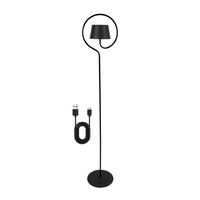 LED STEHLAMPE CARA Ⅲ 23/20/120 cm - Schwarz, Metall (23/20/120cm) - Nettlife
