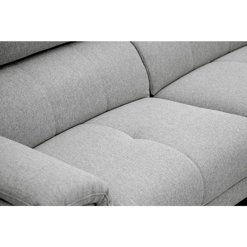 Thumbnail - Courtois Laville Relaxsofa, Hellgrau, Textil, Rechteckig, 212x82x103 cm, Wohnzimmer, Sofas & Couches, Sofas, Heimkino So...