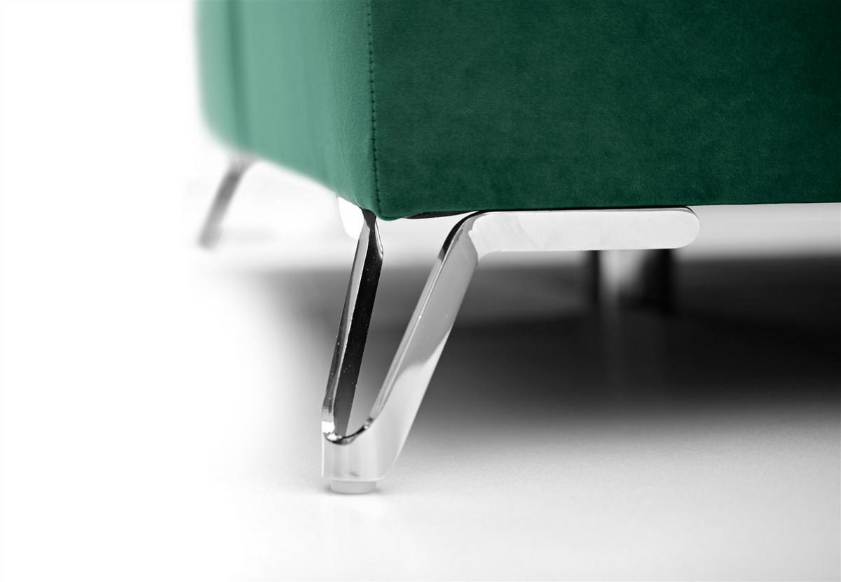 BOXSPRINGBETT Agnus - Grün, Holzwerkstoff/Textil (120/200cm) - Fun Möbel