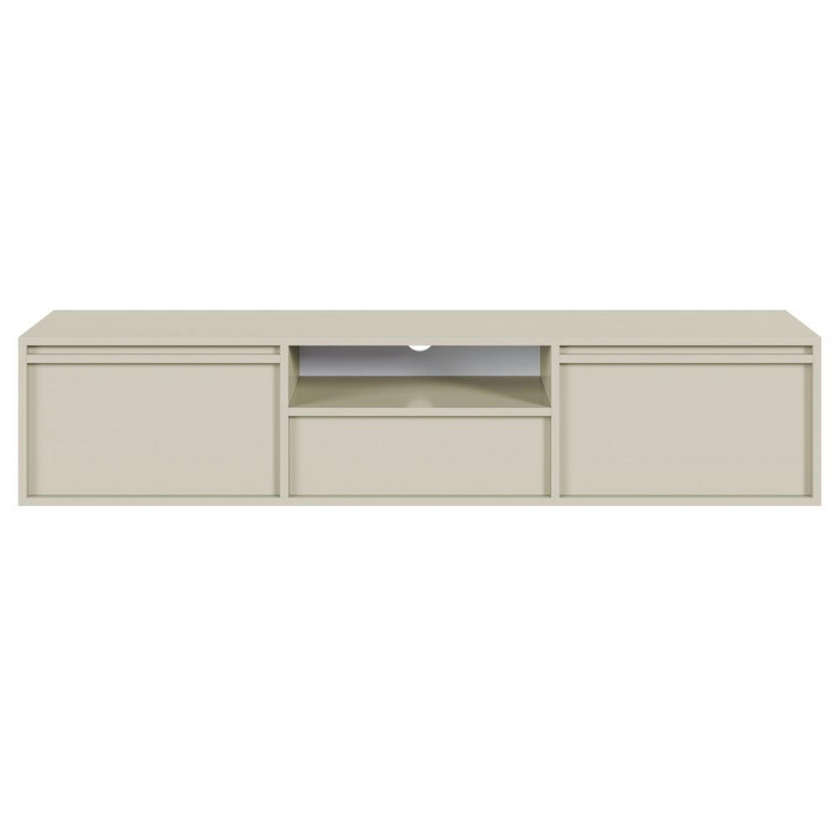 TV-HÄNGEBOARD Evo Graubeige 154 cm - Greige, Holzwerkstoff (154/32.4/39cm) - Selsey